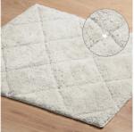 EUROFIRANY Chic2 pamut fürdőszobaszőnyeg kristályokkal Krémszín 50x70 cm