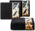 Eurofirany Eva15 minőségi pamut törölköző Fekete 50x90 cm