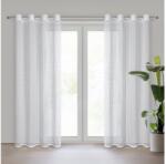 EUROFIRANY Neri fényáteresztő függöny Fehér 140x250 cm