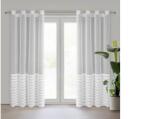 EUROFIRANY Dana dekor függöny Fehér 140x250 cm