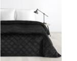 EUROFIRANY Luiz8 bársony ágytakaró Fekete 200x220 cm