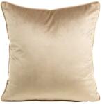 Eurofirany Mel bársony párnahuzat Sötét bézs 40x40 cm