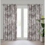 EUROFIRANY Ester bársony sötétítő függöny Acélszürke 140x250 cm