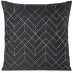 Eurofirany Mila párnahuzat lenvászon szerű anyagból Acélszürke 45x45 cm