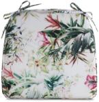 Eurofirany Garden31 kerti székpárna vízálló anyagból Fehér 40x38x4 cm