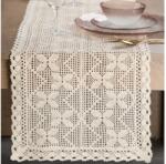 EUROFIRANY Martha asztalterítő Világosbézs 40x180 cm