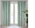 EUROFIRANY Rosa bársony sötétítő függöny Világos menta 140x250 cm