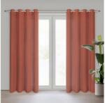 EUROFIRANY Angelica függöny eső szerkezettel Vörös 140x250 cm