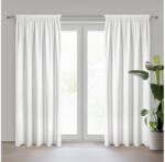 EUROFIRANY Eris öko stílusú sötétítő függöny Fehér 140x270 cm