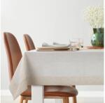 EUROFIRANY Karen természetes színvilágú széles peremű abrosz Natúr 145x300 cm