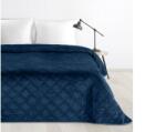 EUROFIRANY Luiz8 bársony ágytakaró Gránátkék 220x240 cm
