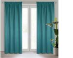 EUROFIRANY Carlo sötétítő függöny Sötét türkiz 130x300 cm