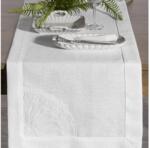 EUROFIRANY Brenda terítő elegáns díszítéssel Fehér 40x140 cm