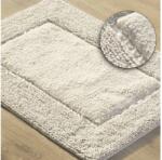 EUROFIRANY Chic pamut fürdőszobaszőnyeg kristályokkal Krémszín 60x90 cm
