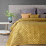  Dimon bársony ágytakaró Mézsárga 220x240 cm