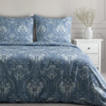  Reina46 pamut-szatén ágyneműhuzat Kék 220x200 cm - 70x80 cm 2db