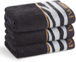  Eva22 minőségi pamut törölköző Fekete 30x50 cm - 500 cm 6db