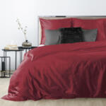  Dina egyszínű pamut-szatén ágyneműhuzat Bordó 220x200 cm - 70x80 cm 2db