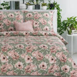  Spring53 pamut-szatén ágyneműhuzat Rózsaszín 220x200 cm - 70x80 cm 2db