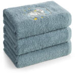  Baby75 kék macis gyerek törölköző Kék 70x140 cm 3db