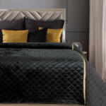  Kristin bársony ágytakaró Fekete 220x240 cm