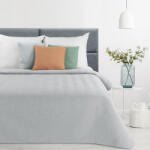  Len3 vászon szerkezetű préselt mintás ágytakaró Ezüst 200x220 cm