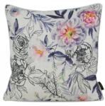  Len17 párnahuzat lenvászon szerű anyagból Krémszín 45x45 cm