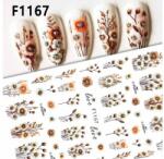  Körömmatrica - F1167 ősz virág