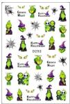  Körömmatrica - D252 Grincs Halloween
