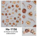  Körömmatrica - HE-1156 Capybara