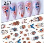  Körömmatrica - 257 őszi virág