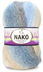  Nako Mohair Delicate Colorflow 07247 - Kékes-sárgás