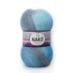  Nako Mohair Delicate Colorflow 28084 - Kékes