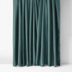 Goldea sötétítő függöny blackout szatén fényű - petróleum színű 270x200 cm