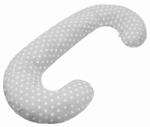 New Baby Univerzális szoptatós párna C alakú New Baby Csillag szürke - babamamakozpont
