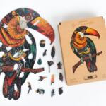  Egzotikus tukán fa puzzle (mp-exotictoucan-a4)