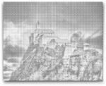  PontPöttyöző - Riegensburg vár - Ausztria Méret: 30x40cm, Keretezés: Műanyagtáblával, Szín: Zöld