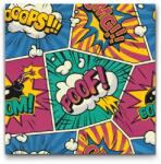  Festés számok szerint - Pop art - Feliratok Méret: 50x50cm, Keretezés: Műanyagtáblával