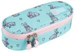 St. Majewski Penar borseta 1 compartiment, 1 extensie, oval, Majewski, Colectia Grey Rabbits 2025, PC-01, 20.5x9.5x5 cm (5903235682926) Penar