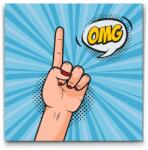  Festés számok szerint - Pop art - OMG Méret: 50x50cm, Keretezés: Műanyagtáblával