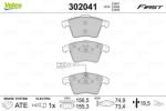 VALEO set placute frana, frana disc VALEO ESSENTIAL 302041 (302041)