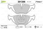 VALEO set placute frana, frana disc VALEO ESSENTIAL 301386 (301386)