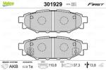 VALEO set placute frana, frana disc VALEO ESSENTIAL 301929 (301929)