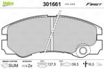 VALEO set placute frana, frana disc VALEO ESSENTIAL 301661 (301661)