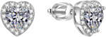 Beneto Csillogó szív fülbevalók AGUP1486S