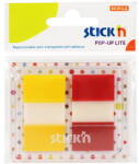 Stick'n Film index autoadeziv 45 x 25mm, 2 x 20 file, dispenser, Stick"n Pop-up Lite -2 culori trans/neon (HO-21653)