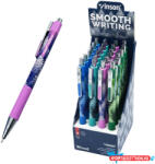 Vinson Golyóstoll nyomógombos 0, 7mm Vinson Wood 108 vegyes test displ 24 db/display (59133) - nyomtassotthon