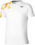 Mizuno Daybreakers Shadow SS Tee M White Citrus Férfipóló S