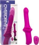 CalExotics Vibrator Overdrive Smooth Thruster, Remote Control, Silicon, USB, Roz, 29.2 cm Vibrator