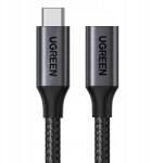 UGREEN Usb-c Férfi-női Kábel Ugreen US372 3.2 0, 5m Fekete Pd 100W (45172)